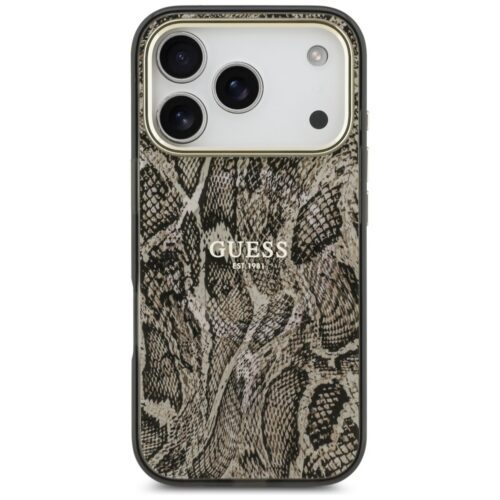 Guess Python Pattern MagSafe tok iPhone 17 Pro barna színű tokhoz - Image 2