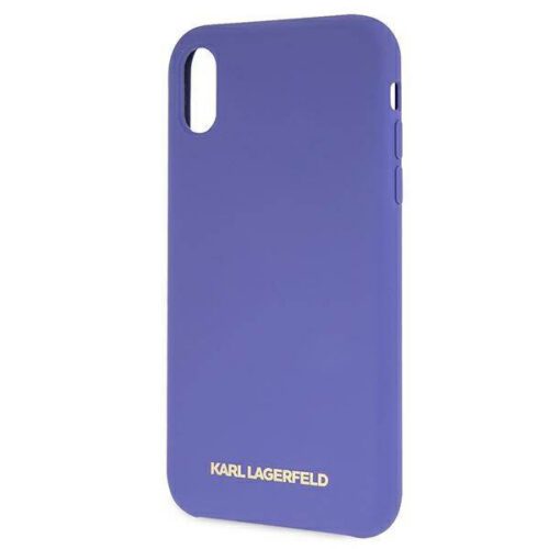 Karl Lagerfeld KLHCI61SLVOG iPhone Xr lila szilikon keménytok - Image 2