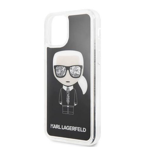 Karl Lagerfeld KLHCN58ICGBK iPhone 11 Pro fekete ikonikus Glitter tok - Image 2
