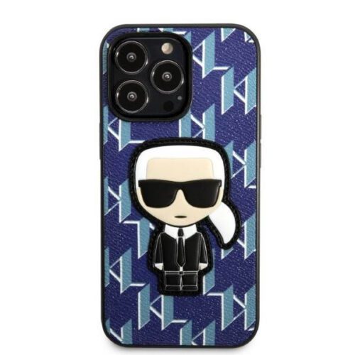 1" keménytok kék Monogram ikonikus Patch tok