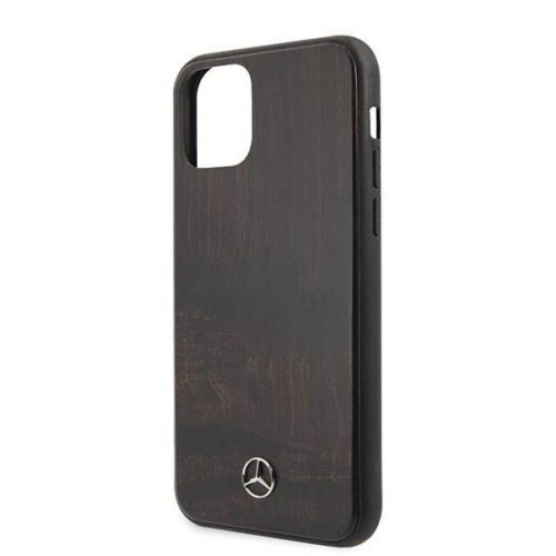 Mercedes MEHCN58VWOBR iPhone 11 Pro barna keménytok Wood Line Rosewood - Image 2