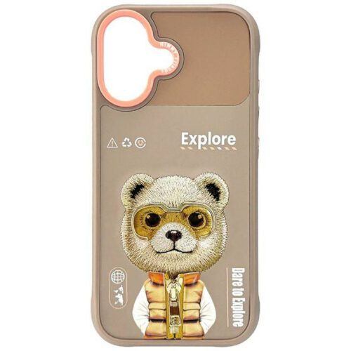 Nimmy Cool&Cute 2.0 Bear tok iPhone 17 bézs színűre