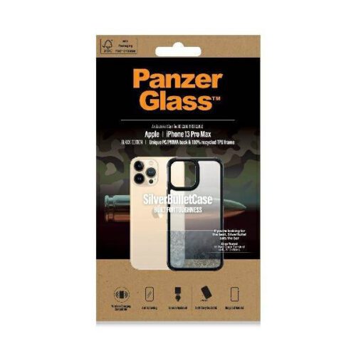 PanzerGlass ClearCase iPhone 13 Pro Max 6.7" antibakteriális ütésálló piros tok - Image 2