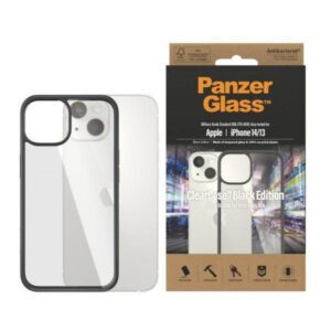 PanzerGlass ClearCase iPhone 14 6.1" antibakteriális fekete tok