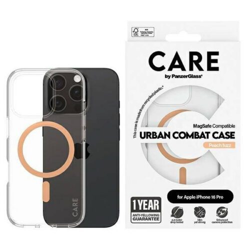 PanzerGlass Flagship MagSafe-kompatibilis tok iPhone 16 Pro - barackszín