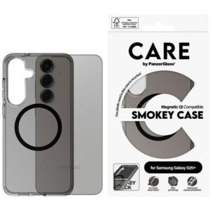 PanzerGlass Flagship Urban Combat Black QI MagSafe-kompatibilis tok Samsung Galaxy S25 Plus - füstszürke
