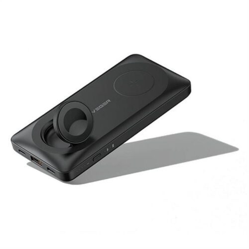 Power Bank VEGER MagMulti - 10 000mAh LCD gyorstöltés MagSafe + töltés Apple Watch PD 22