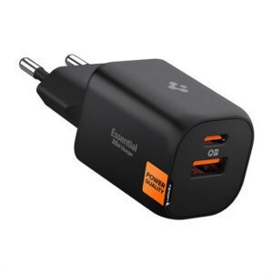SPIGEN ESSENTIAL EE352EU hálózati töltő USB+Type-C aljzat (35W