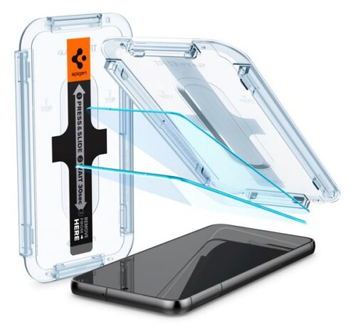 SPIGEN EZ FIT képernyővédő üveg 2db (2.5D