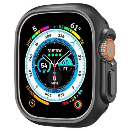 Spigen Thin Fit Apple Watch Ultra 49 mm fekete védőtok az órára - Image 2