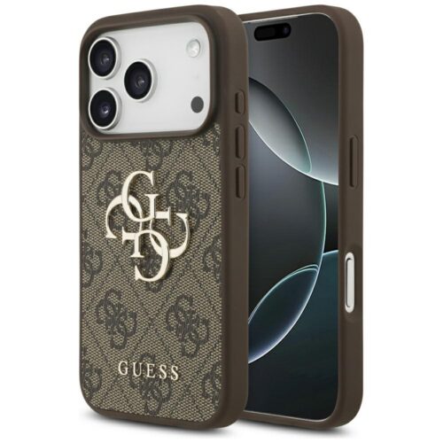 Tojás Guess 4G Big Logo iPhone 17 Pro barna színű tokhoz