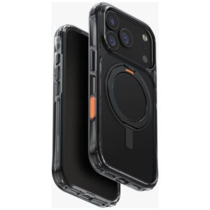 UNIQ Swivix tok iPhone 17 Pro 360 forgatható rugós állvány Fekete