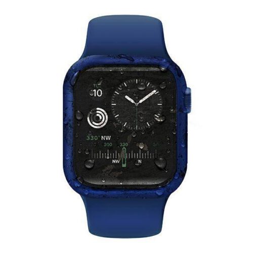 UNIQ Tok Nautic Apple Watch Series 4/5/6/SE 40mm védőfólia kék kerettel - Image 2