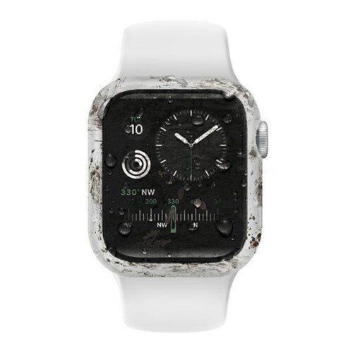 UNIQ Tok Nautic Apple Watch Series 4/5/6/SE 44mm védőfólia fehér kerettel - Image 2
