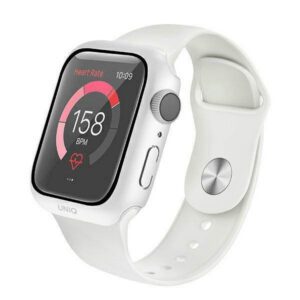 UNIQ Tok Nautic Apple Watch Series 4/5/6/SE 44mm védőfólia fehér kerettel