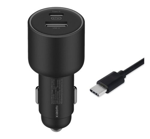 XIAOMI Mi autós töltő USB aljzat / Type-C aljzat (5V / 2A