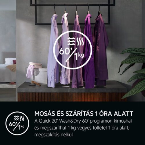 AEG L7WBE68SI Elöltöltős mosó-szárítógép - Image 2