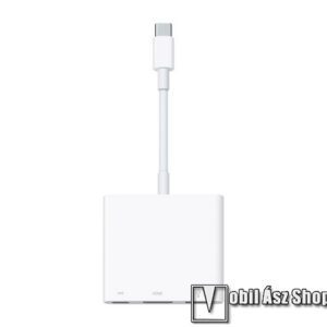APPLE adapter kábel - FEHÉR - Type-C / Type-C + USB + HDMI aljzat