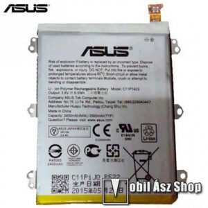 ASUS Zenfone 2 (ZE500CL) akkumulátor - 2500mAh Li-Polymer - C11P1423 - GYÁRI