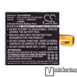 Akku 2600 mAh LI-Polymer (belső akku