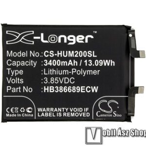 Akku 3400 mAh LI-Polymer (belső akku