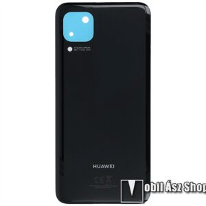 Akkufedél - FEKETE - beépítése szakértelmet igényel! - HUAWEI P40 Lite 4G / Nova 7i / nova 6 SE - 02353MVD - GYÁRI