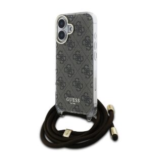 Apple iPhone 16 GUESS GUHCP16SSHC4SEW IML Hátlap - Barna