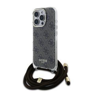Apple iPhone 16 Pro Max GUESS GUHCP16XSHC4SEW IML Hátlap - Barna