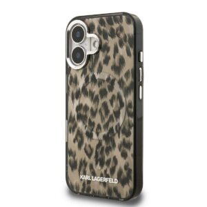 Apple iPhone 17 KARL LAGERFELD KLHMP17SHDLEOICW Magsafe IML Hátlap - Barna