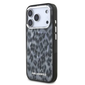 Apple iPhone 17 Pro Max KARL LAGERFELD KLHMP17XHDLEOICK Magsafe IML Hátlap - Szürke