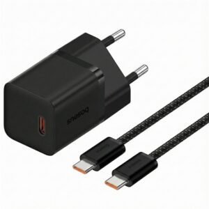 BASEUS GaN5 MINI 1C hálózati töltő Type-C aljzat (30W