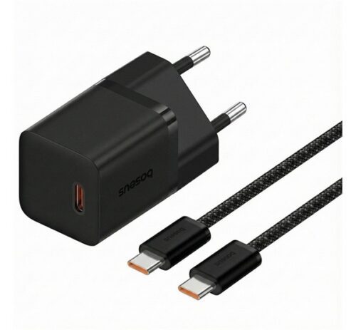 BASEUS GaN5 MINI 1C hálózati töltő Type-C aljzat (30W