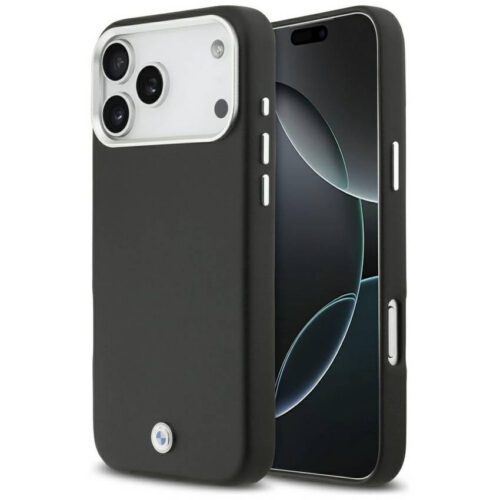 BMW Sign Full Wrapped fém MagSafe tok iPhone 17 Pro Max fekete