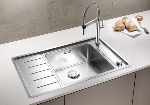 Blanco ANDANO XL 6S-IF Compact jobbos selyemfényű Rozsdamentes mosogatótál (523001) - Image 2