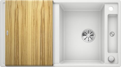 Blanco AXIA III 5S Silgránit Fehér színű fa tart.Gránit mosogatótál (523209) - Image 2