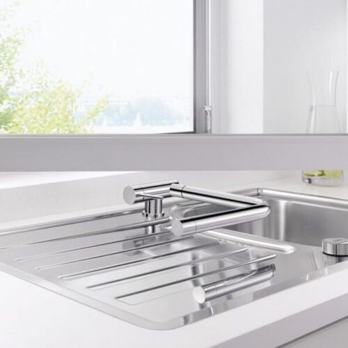 Blanco LARESSA-F HD Króm jobbos karral csaptelep (521545) - Image 2