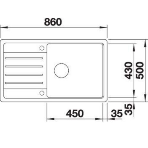 Blanco LEGRA XL 6S Silgránit Törtfehér színű Gránit mosogatótálca PuraDur® (527091) - Image 2