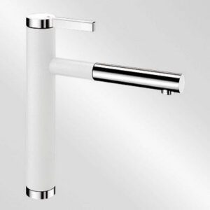 Blanco LINEE-S Silgránit-K Fehér színű-K Gránit - króm csaptelep (518441)