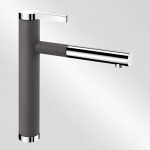 Blanco LINEE-S Silgránit-K Palaszürke színű-K Gránit - króm csaptelep (518804)