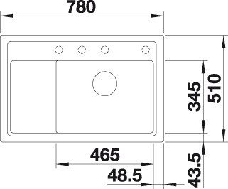 exc.Gránit mosogatótál (523765)