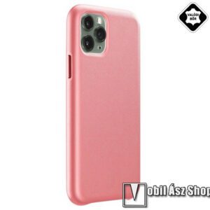 CELLULARLINE ELITE műanyag védő tok / valódi bőr hátlap - NARANCS - mikroszálas szövettel bevont belső  - APPLE iPhone 11 Pro - ELITECIPHXIO - GYÁRI