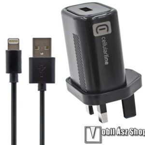 CELLULARLINE hálózati utazó töltő 1x USB aljzattal - 12W