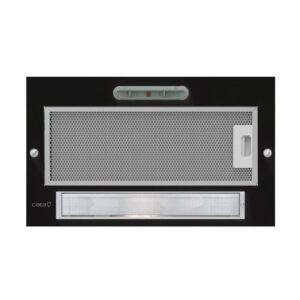 Cata GK-4500 BK fekete üveg Beépithető páraelszívó LED világítás 1 db motor