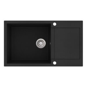 EVIDO Cubo XL 6S Compact Antracit színű Gránit mosogatótál (105539)