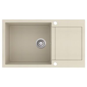 EVIDO Cubo XL 6S Compact Bézs színű Gránit mosogatótál (105537)