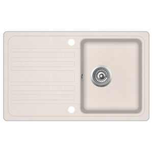 EVIDO Home 45S Bézs színű Gránit mosogatótál (105546)