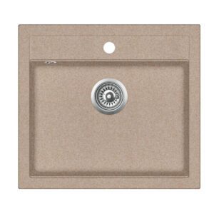 EVIDO Quadro 6 Avena színű Gránit mosogatótál (105723)