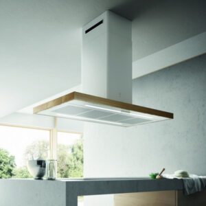 Elica BIO ISLAND WH/A/120 ROVERE Sziget páraelszívó fehér LED világítás 1 db motor