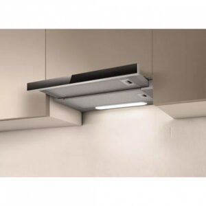 Elica ELITE 14 LUX GRVT/A/60 ezüst/fekete Beépíthető Kihúzható páraelszívó LED világítás 1 db motor