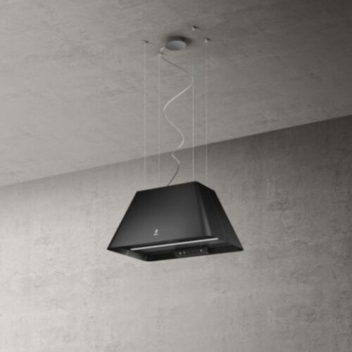 Elica IKONA LIGHT BL/F/60 fekete Sziget páraelszívó LED világítás 1 db motor